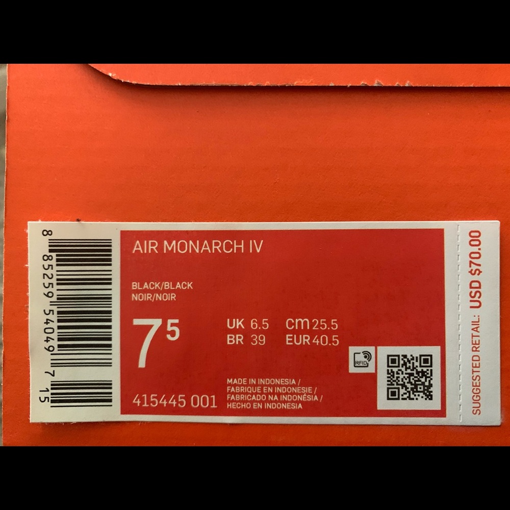 Men’s Nike Tennis Shoes Monarch IV - Picture 12 of 13